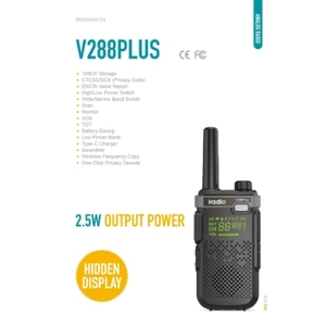 V288plus Compact 199 canais rádio em dois sentidos com <span class=keywords><strong>Ctcss</strong></span>/Dcs Código de Privacidade - Product Image 2