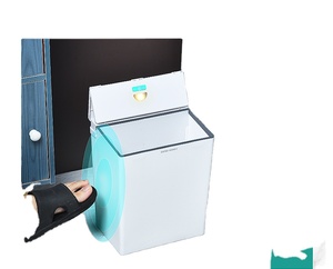 Intelligent Automatic Touch-Free Rectangular Rechargeable Dustbin Smart Waste Bins Trash Can