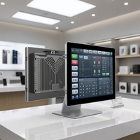 PC industriel embarqué Android avec écran de contrôle, processeur I3 pour lignes de production en atelier, qualité industrielle