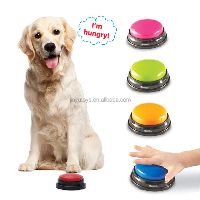 Wholesalers Voice Recording Dog Press-button for Communication Pet Training Buzzer Voice Recording for Cat Dog Training