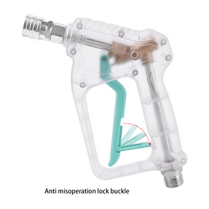 2025 yeni şeffaf basınç yıkama tabancası M22 bar M22 psi araba yıkama Jet püskürtme tabancası M22 konnektörü ile - Product Image 2