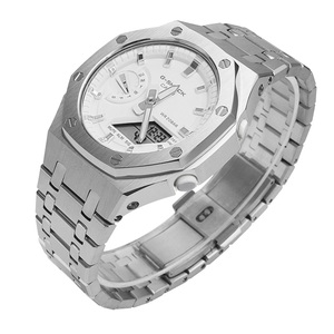 Bracelet de montre en acier inoxydable modifié et remplacement du boîtier en métal pour <span class=keywords><strong>GMA</strong></span>-<span class=keywords><strong>S2100</strong></span> - Product Image 4