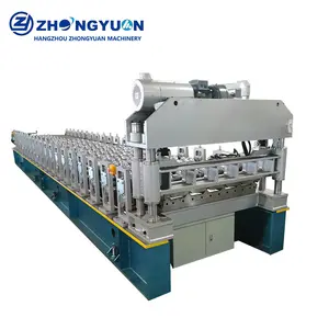 Building Material Metal Zinc Color Roofing Roll Forming Machine China Price