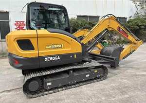 Excavadora de cadenas XE60GA de 6 toneladas, excavadora hidráulica compacta, motor Yanmar confiable, cabina con aire acondicionado de lujo, alto par de giro, lista para enviar - Product Image 2