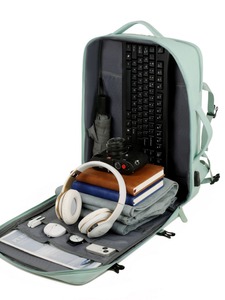Fodera impermeabile in poliestere per Laptop zaino USB con chiusura a cerniera Casual sport all'aria aperta con telaio esterno-zaino da viaggio - Product Image 6