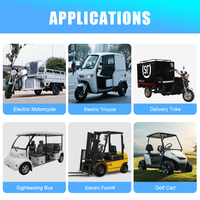 48V 100Ah 200Ah Lithium Ion Battery Pack Electric Motorcycle Tricycle Deep Cycle Built in BMS OEM Custom Factory Golf Cart RV