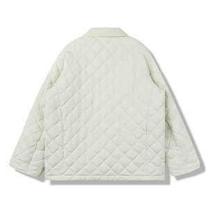 Automne hiver nouveauté manteau matelassé classique de Style britannique rétro Gentleman imperméable léger tricoté mince chaud - Product Image 4