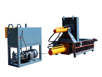 Machine automatique de compactage horizontal hydraulique motorisée pour la gestion des déchets de véhicules