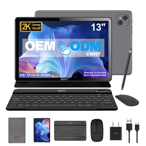 Nhà cung cấp 4G LTE Pad 13 inch Android 15 máy tính bảng 2K 2560*1440 Màn hình 12GB 256GB SSD kinh doanh tableta <span class=keywords><strong>PC</strong></span> với wifi 6 bàn phím trường hợp - Product Image 1