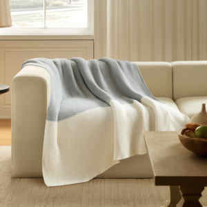 Couverture de lit en <span class=keywords><strong>tricot</strong></span> épais alternant gris et <span class=keywords><strong>blanc</strong></span> Magic Green pour l'automne et l'hiver, couverture <span class=keywords><strong>tricot</strong></span>ée chaude pour la maison - Product Image 1