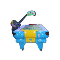 Table de hockey sur air portable style sirène, machine de jeu de luxe à trois joueurs, à monnayeur, pour usage domestique ou professionnel