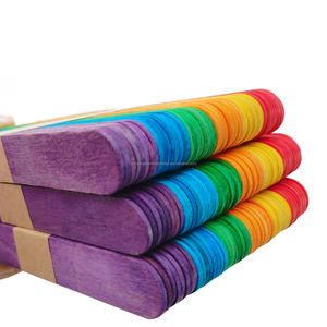 Model Pengajaran Tongkat Kayu Kerajinan 150*18*1.6mm Bahan Pembelajaran Geometri untuk Anak-anak - Product Image 4