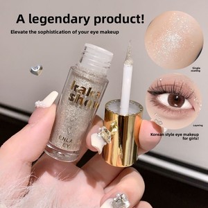 Nouvelle Fard à Paupières Liquide Scintillant Étoiles Lumineuses, Enlumineur et Contour Léger pour Femme, <span class=keywords><strong>Poudre</strong></span> Fine Soyeuse Chatoyante et Mate Effet Nacré - Product Image 2