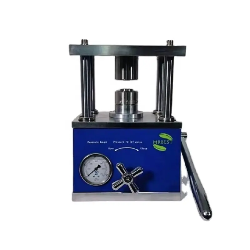 Battery Equipment Hydraulic Coin Cell Crimper Crimping Machine For Lab Research