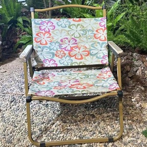Ensemble de chaises pliantes en fer et table en bois massif pour l'extérieur, mobilier de jardin portable, équipement de <span class=keywords><strong>camping</strong></span> et de pêche - Product Image 2
