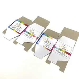 China Supplier Custom Paper cardboard 300g white and grayMade Packaging School Chalk Box