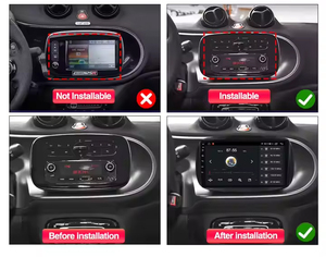 Autoradio Video Android 13 per Mercedes Benz Smart <span class=keywords><strong>Fortwo</strong></span> 3 C453 A453 W453 2014-2020 8+128G con Ventola di Raffreddamento Fotocamera 360 e CarPlay - Product Image 2