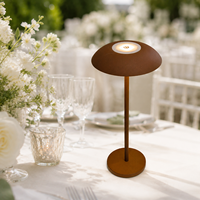 Lampe de table à commande tactile, style champignon, minimaliste, LED, pour chevet, mariage, fête, chambre, salon, décoration intérieure