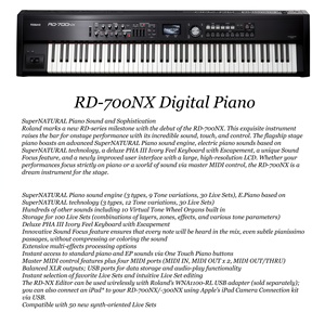 Piano Digital de Segunda Mano Jelo RD-700NX, 88 Teclas, 20 kg, Enchufe Estadounidense, 90% Nuevo, <span class=keywords><strong>Sonido</strong></span> y Sofisticación Super Naturales - Product Image 2
