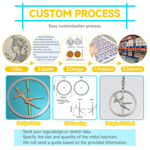 Khóa móc kim loại thiết kế mới hiện đại cổ điển tùy chỉnh 2D 3D hình lá vuông logo men mềm cứng - Product Image 5