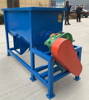 Nouveau mélangeur horizontal à ruban pour poudre de fer, capacité 200 kg, moteur 3 kW, pour usage agricole