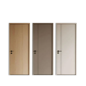 Fabrieksfabrikant Vochtbestendige Geglazuurde Waterdichte Stofpreventie Keuken Modern Interieur <span class=keywords><strong>Pvc</strong></span> Houten Deuren - Product Image 5