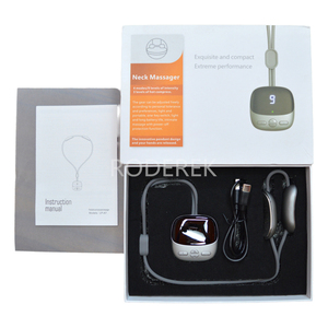Vente chaude Smart Vibration Mini Masseur Portable Collier Pendentif Électrique Cou Épaule Relaxation Cadeau pour L'utilisation De Bureau À Domicile - Product Image 3