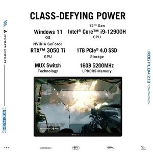 2022 a SUS ROG Flow Z13 13,4 "(34,03 Cms) UHD + 16:10 táctil, portátil para juegos Core - Product Image 4