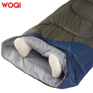 Sac de couchage Woqi Mummy bleu foncé en nylon respirant pour le froid, adulte, camping en plein air, 1500g, style enveloppe - Product Image 3