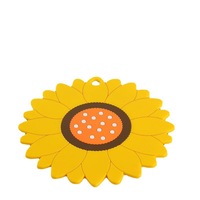 Nouveau design Tapis de table et dessous de plat isolant anti-brûlure style nordique tournesol pour la maison