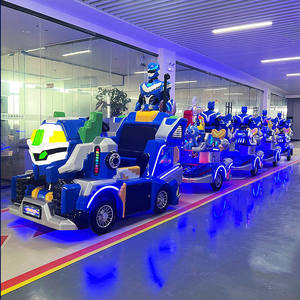Mini fuerza IP tema tren eléctrico sin rieles carrusel centro comercial tren cuadrado equipo de parque de atracciones - Product Image 3