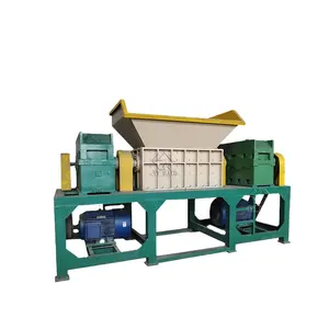 Certified Premium Quality Plastic Vehicle cabinet Recycling Machine Two Shaft Shredder