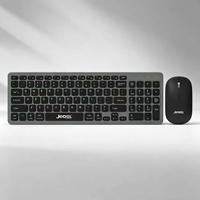 Clavier et souris sans fil rechargeables à double mode BT+2.4Ghz, ultra-minces, très demandés, ensemble de bureau avec batterie longue durée 300mAh