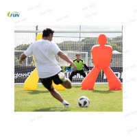 Mannequins de football gonflables en PVC durables pour adultes, forme humaine, pour l'entraînement aux coups francs, utilisation en extérieur, taille personnalisable