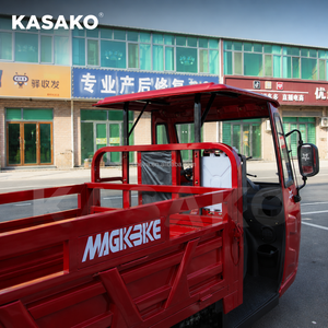 Tricycle cargo motorisé avec <span class=keywords><strong>side</strong></span>-<span class=keywords><strong>car</strong></span>, carrosserie fermée, 3 passagers, moteur <span class=keywords><strong>à</strong></span> essence 151-200cc, capacité de charge supérieure <span class=keywords><strong>à</strong></span> 400 kg - Product Image 4