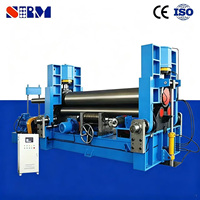 Machine de pliage de tôles à 3 rouleaux entièrement hydraulique automatique CNC W11SNC, largeur maximale de 4000 mm, équipement de roulage pour acier au carbone/acier inoxydable/aluminium jusqu'à 65 mm