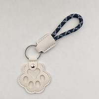 Porte-clés souvenir patte d'animal de compagnie Yu Chu, style personnalisé, en polyuréthane, pour conservation de poils, anti-perte, ornement de contrôle d'accès