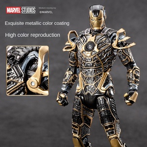 Nuove Action figure MK41 scheletro nero 7 pollici mobili giunti in ferro da uomo genuino meraviglia regalo in plastica 1:8 modello giocattolo età 14 + - Product Image 2