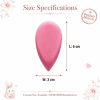 Éponge de maquillage douce en forme de larme JLY pour les maquilleuses et les femmes, applicateur de fond de teint et de poudre à double usage pour le maquillage quotidien