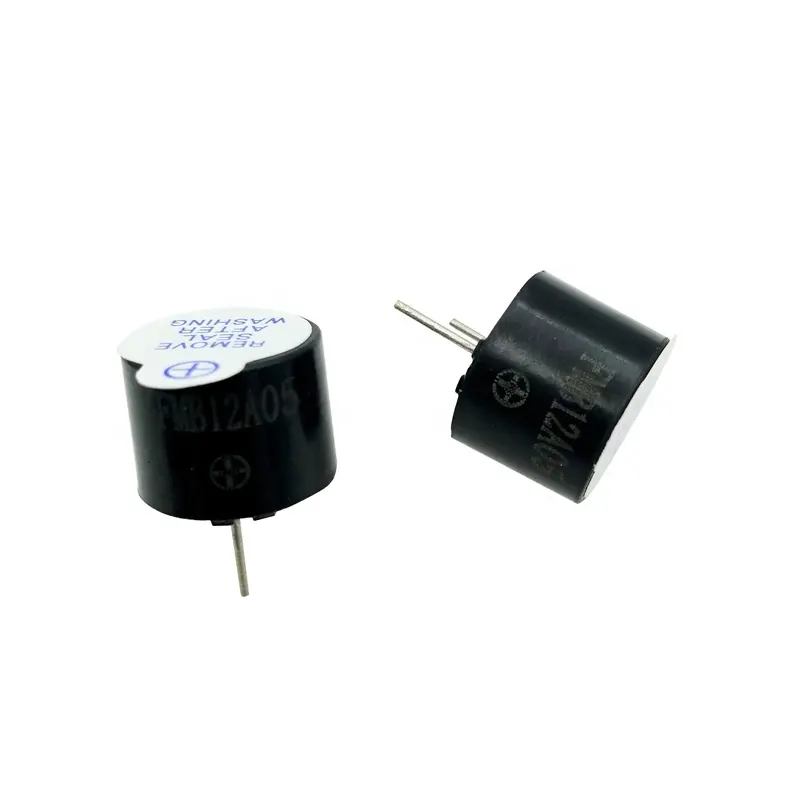 Buzzer elétrico interno de 12*9.5mm 5v dc 2300hz, buzzer elétrico de carregamento interno tmb12a05 fmb12a05