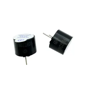 Buzzer électro-magnétique actif de conduite interne, 12x9.5mm 5V DC, 2300Hz, 85dB, TMB12A05 FMB12A05