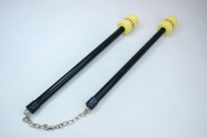 Nunchakus de Combate - Nunchaku <span class=keywords><strong>con</strong></span> Empuñadura de Silicona Antideslizante y Construcción de Aleación de Aluminio |   Estable y Ligero para Entrenamiento de Rendimiento en Condiciones de Incendio - Product Image 5