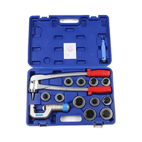 Kit Expansor de Tubos de Acero 10-28mm, Juego de Herramientas Manuales Industriales con Mango de Plástico y Estuche Azul