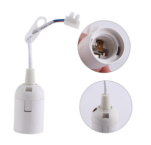 Portalampada E27 Standard Europeo con Terminale, <span class=keywords><strong>Accessori</strong></span> <span class=keywords><strong>per</strong></span> Lampadari con Presa <span class=keywords><strong>per</strong></span> Lampada a Filo - Product Image 3