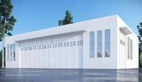 Estructura de Acero Prefabricada Ligera para Oficinas, Talleres, Almacenes y Naves Industriales, Fabricada en China, con Servicios de Soldadura y Corte