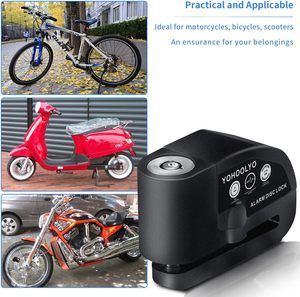Candado <span class=keywords><strong>de</strong></span> Disco Antirrobo para Motocicleta <span class=keywords><strong>de</strong></span> Acero Aleado <span class=keywords><strong>de</strong></span> 110dB, Bloqueo <span class=keywords><strong>de</strong></span> Seguridad para Freno <span class=keywords><strong>de</strong></span> Bicicleta con Cable <span class=keywords><strong>de</strong></span> Recordatorio Impermeable <span class=keywords><strong>de</strong></span> 7mm para Scooter - Product Image 6