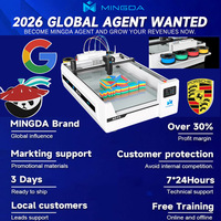 Novedad 2025 Mingda AMS IMS AD-F4 Impresora 3D 350mm/s y Máquina de Rotulación de Letreros de 4 Colores