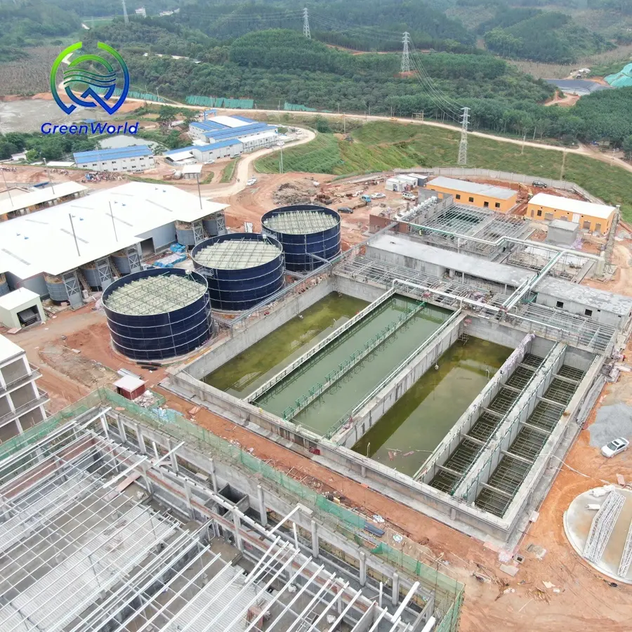 Unidade DAF em sistema de reciclagem de águas residuais de processamento de alimentos, pequena planta DAF para sistema de esgoto/sistema de tratamento de águas residuais 1m3/h