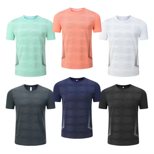 Camiseta Deportiva de Compresión de Manga Corta para Hombre, Personalizable con Logotipo, de Secado Rápido, para Gimnasio y Fitness - Product Image 2