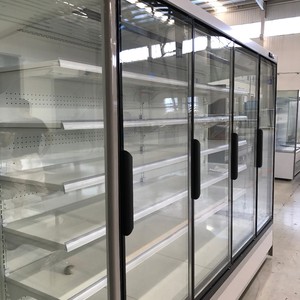 Réfrigérateur commercial vertical à porte vitrée pour supermarché, vitrine réfrigérée à paroi froide - Product Image 2